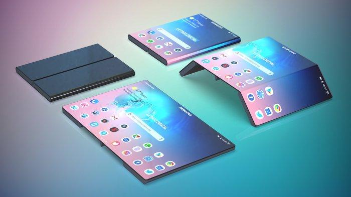 Smartphone layar lipat